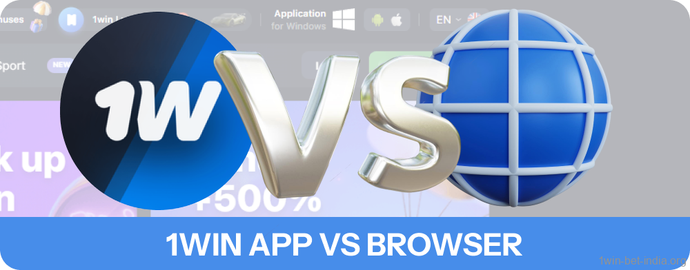 1Win offers a mobile version or app