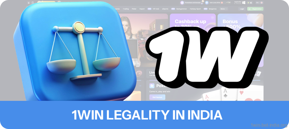 The legality of 1Win in India