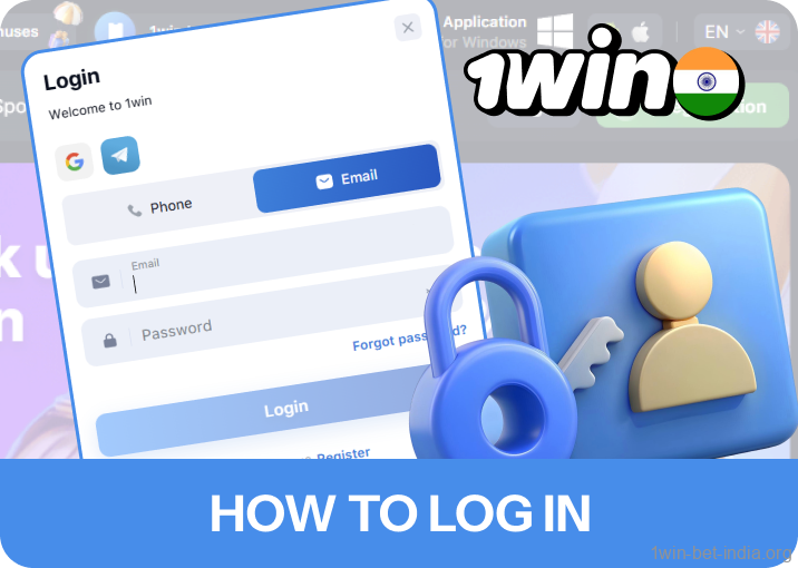 You need to log in to 1win account