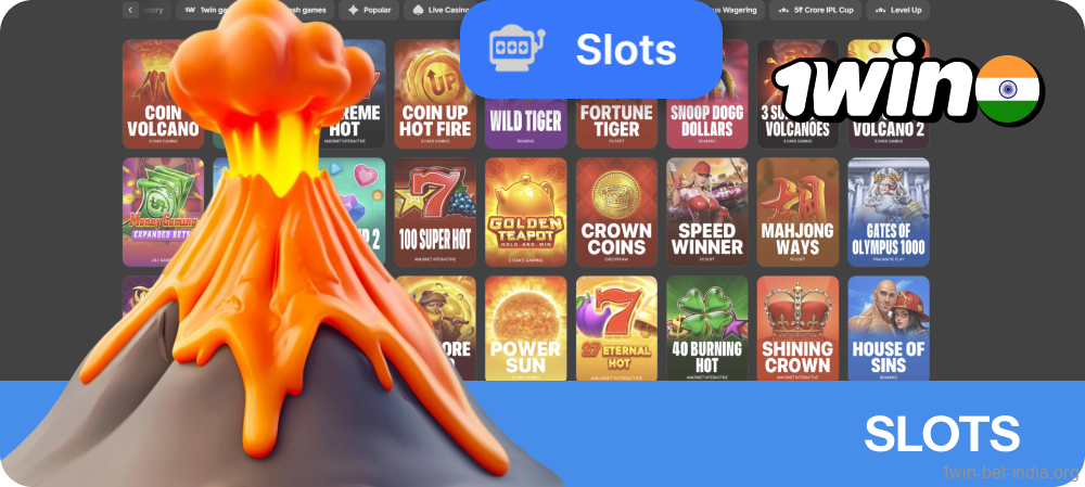 1Win Casino boasts a selection of Slot games
